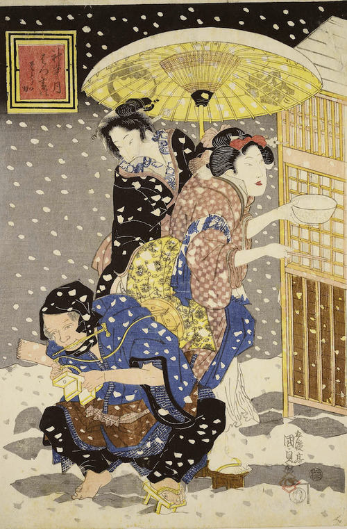 ④五渡亭國貞『蕎麦の四季』高見澤研究所 E・A 歌川国貞