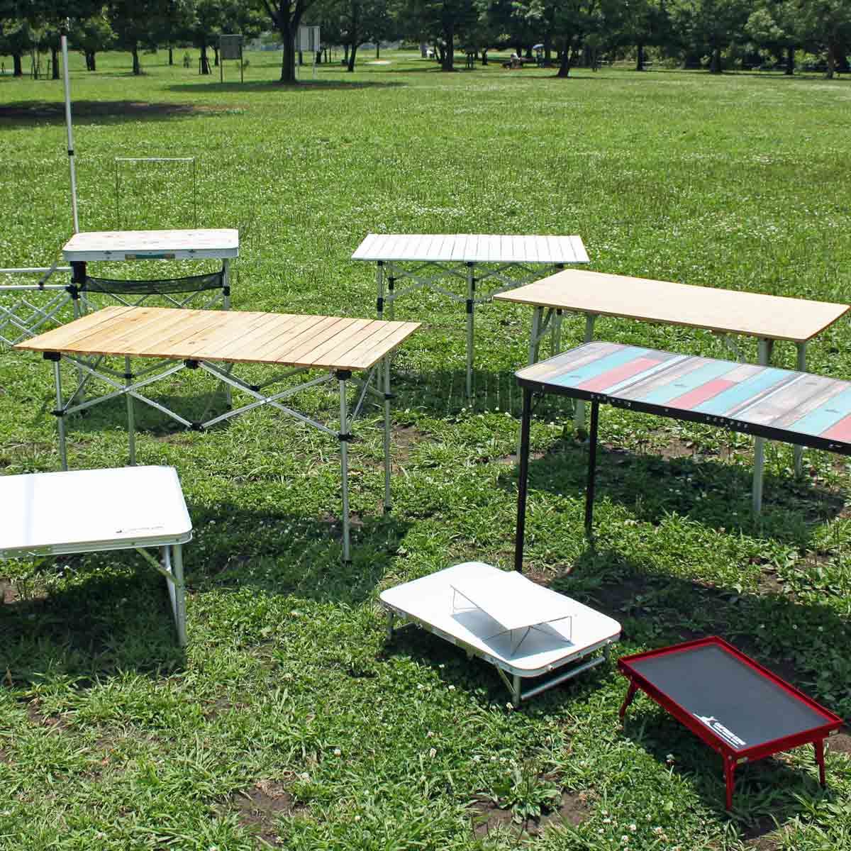 Colemanアルミ製折りたたみテーブル 大型/8人用 【公式通販】