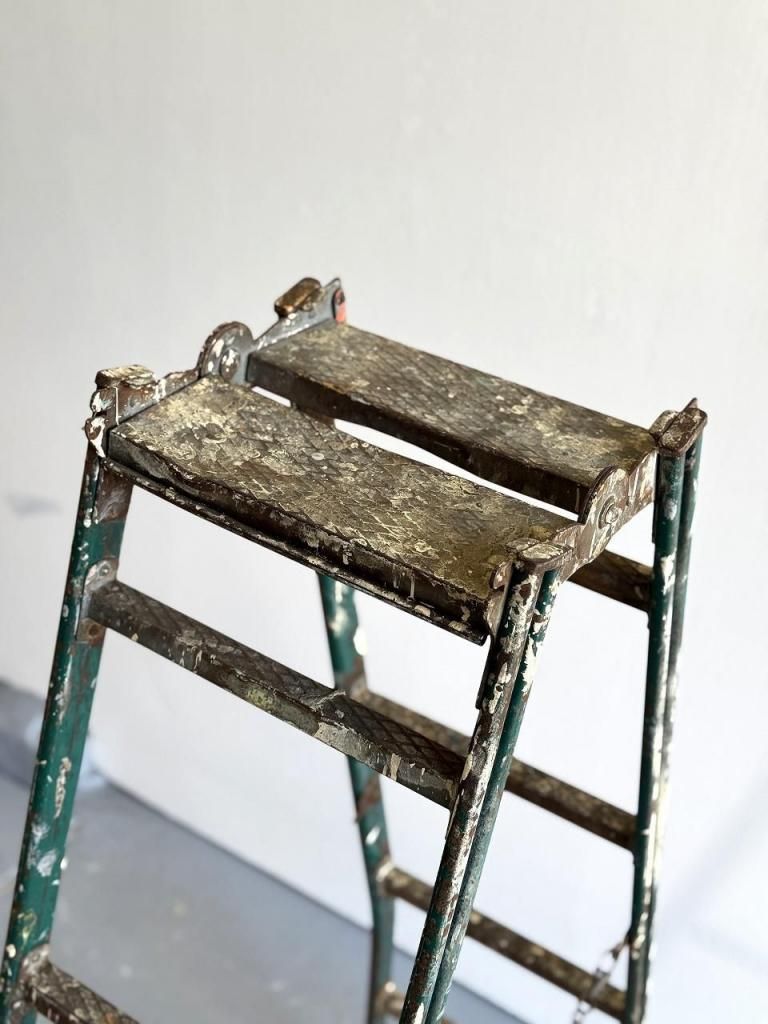 ヴィンテージ アイアン製ラダーA 脚立 インダストリアル 梯子