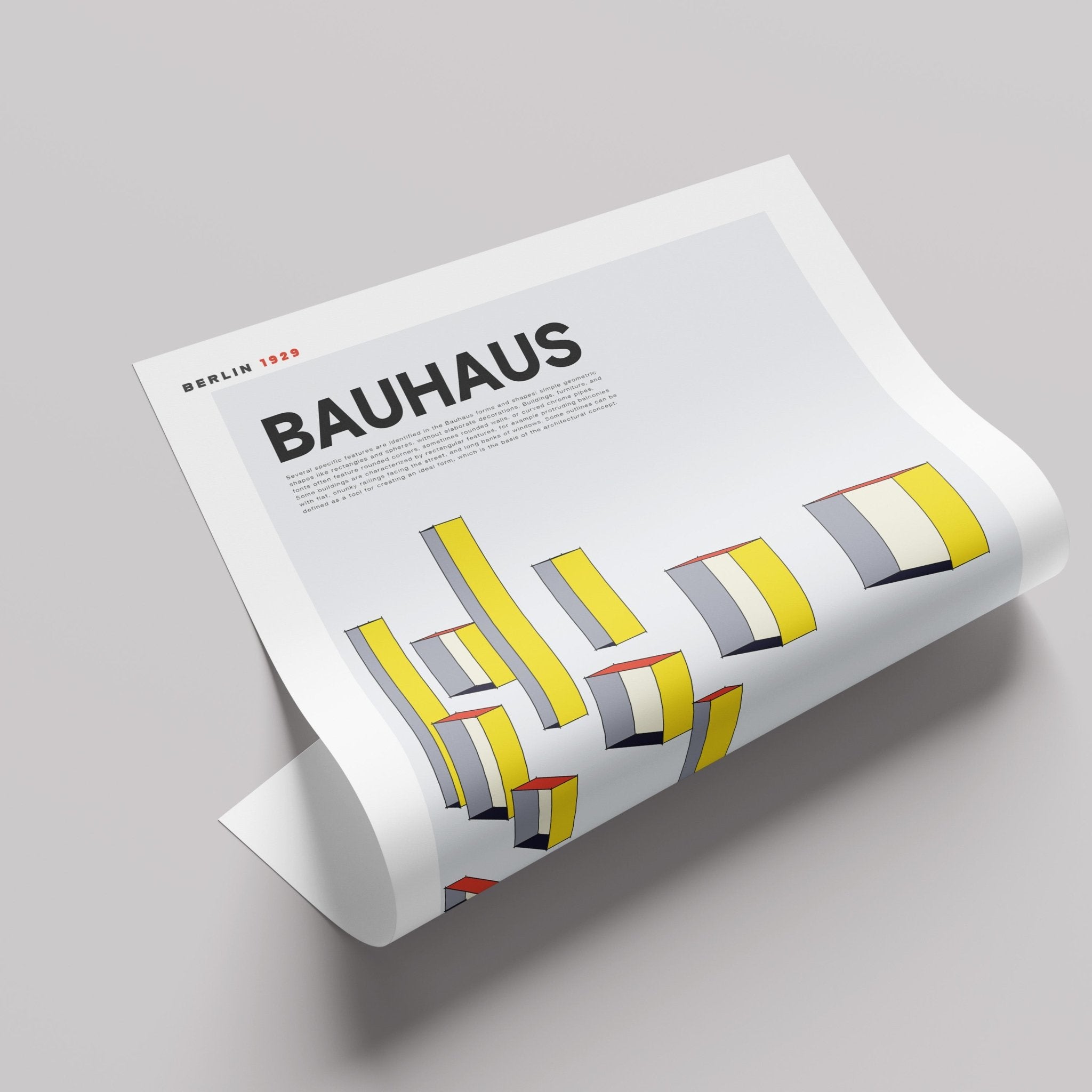 建築バウハウスデザインポスター – Ink Jp