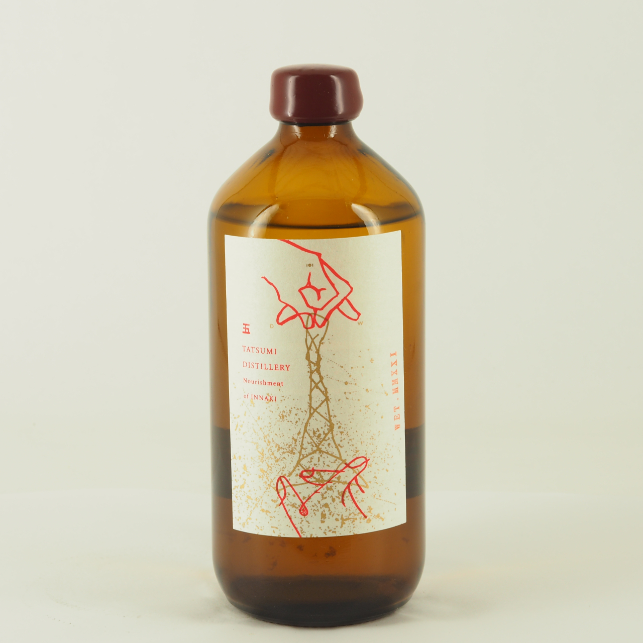 辰巳蒸留所 アルケミエ 金木犀 キンモクセイ ジン 9年目ラベル 辰巳