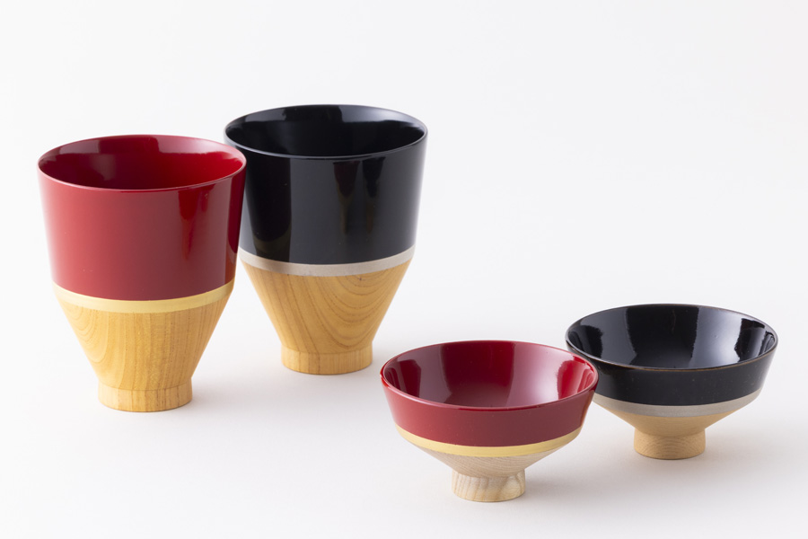 KOROMO 盃 | 木製のぐい呑み 漆塗り isukeブランド 漆器の井助