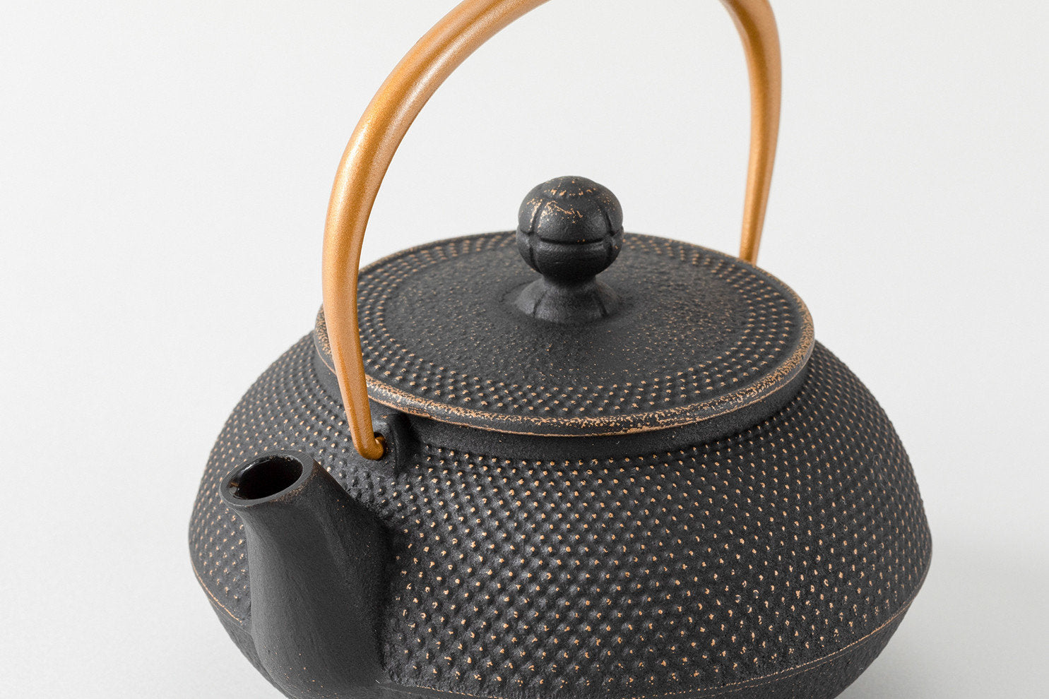 急須5型アラレ(金/黒) ﾂﾙ金