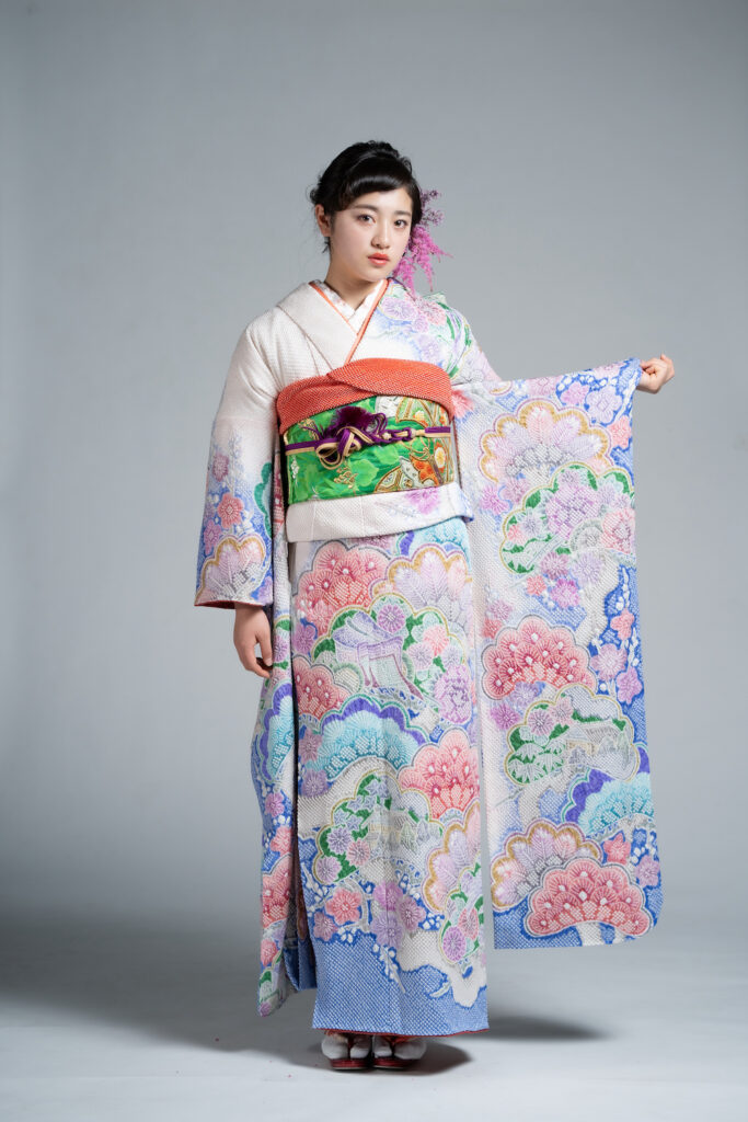 藤娘きぬたや展 絞り振袖 | いと善呉服の着物お役立ち