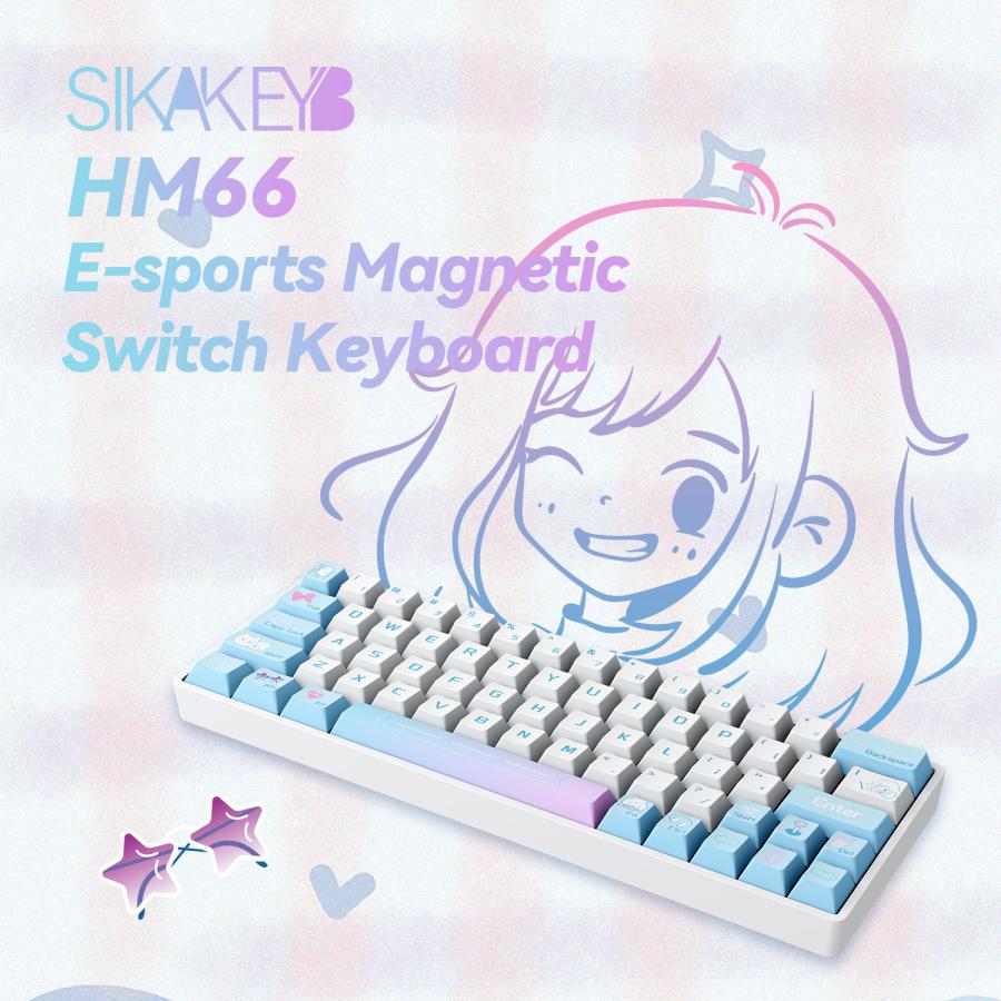 Sikakeyb Castle HM66 ゲーミングキーボード ラピッドトリガー US配列
