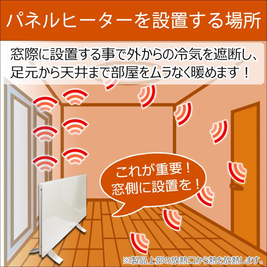 パネルヒーター 遠赤外線 電気ヒーター 遠赤外線ヒーター 暖房器具
