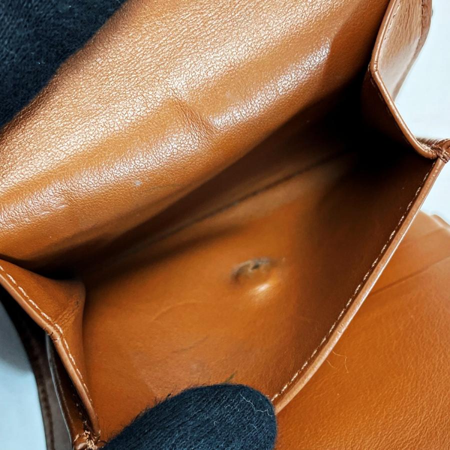 CELINE（セリーヌ） トリオンフ ブラウン 3つ折り財布 レディース