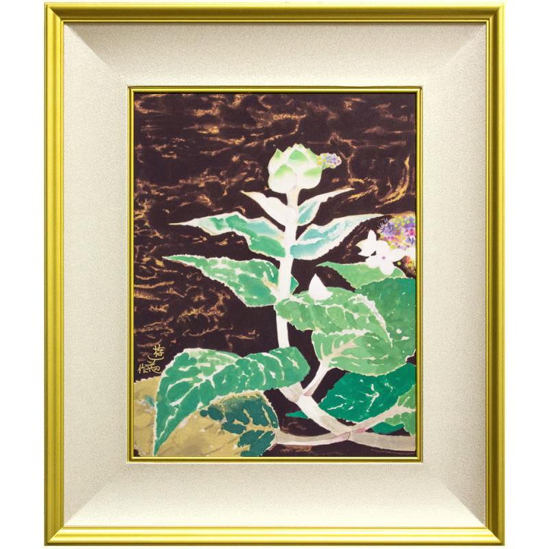 版画 風景画 花咲く故郷ふるさと十二カ月 シリーズ 二月 海辺の香り