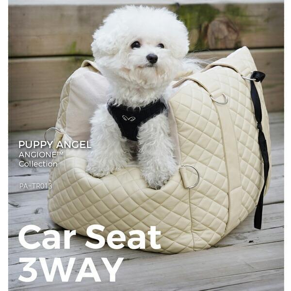 PUPPY ANGEL ブラックペットキャリー ドライブベッド 小型犬Sサイズ