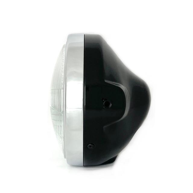 シビエCIBIEタイプ180パイヘッドライトクリアレンズ黒ケ−ス