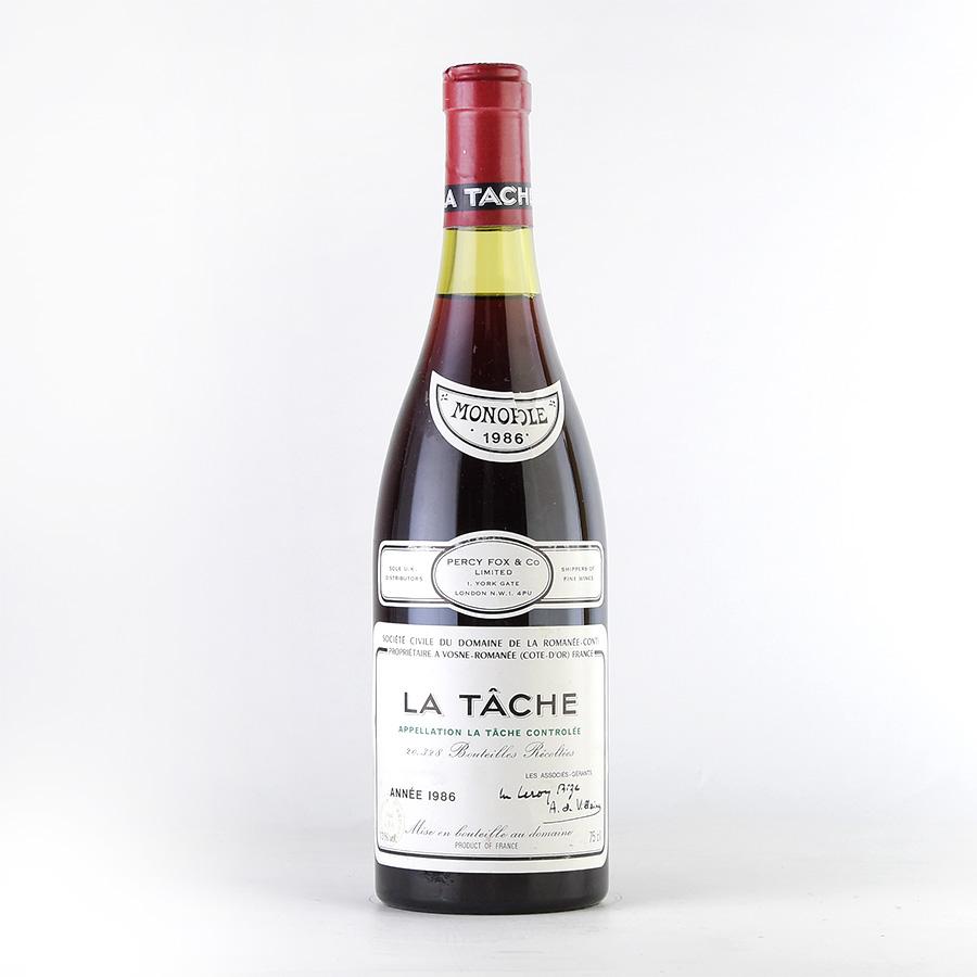 ドメーヌ ド 卸売 ラ ロマネ コンティ ラターシュ 1986 750ml【B1