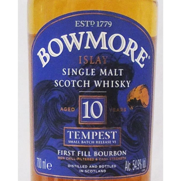 ボウモア 正規 テンペスト 10年 リリースVI 700ml（箱入） スコッチ