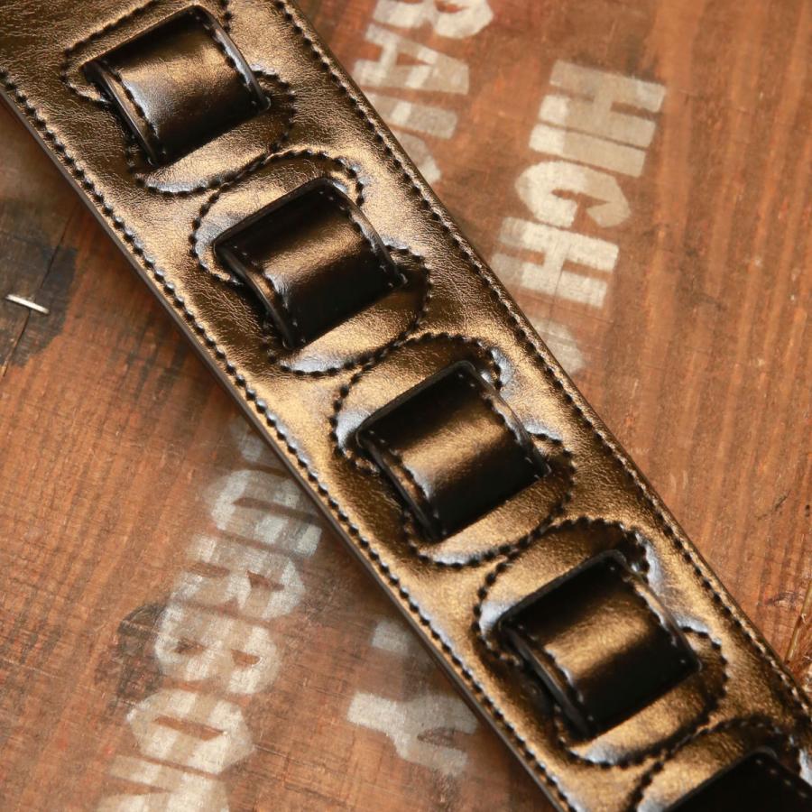Zemaitis ゼマイティス ギターストラップ レザー Embossed Leather