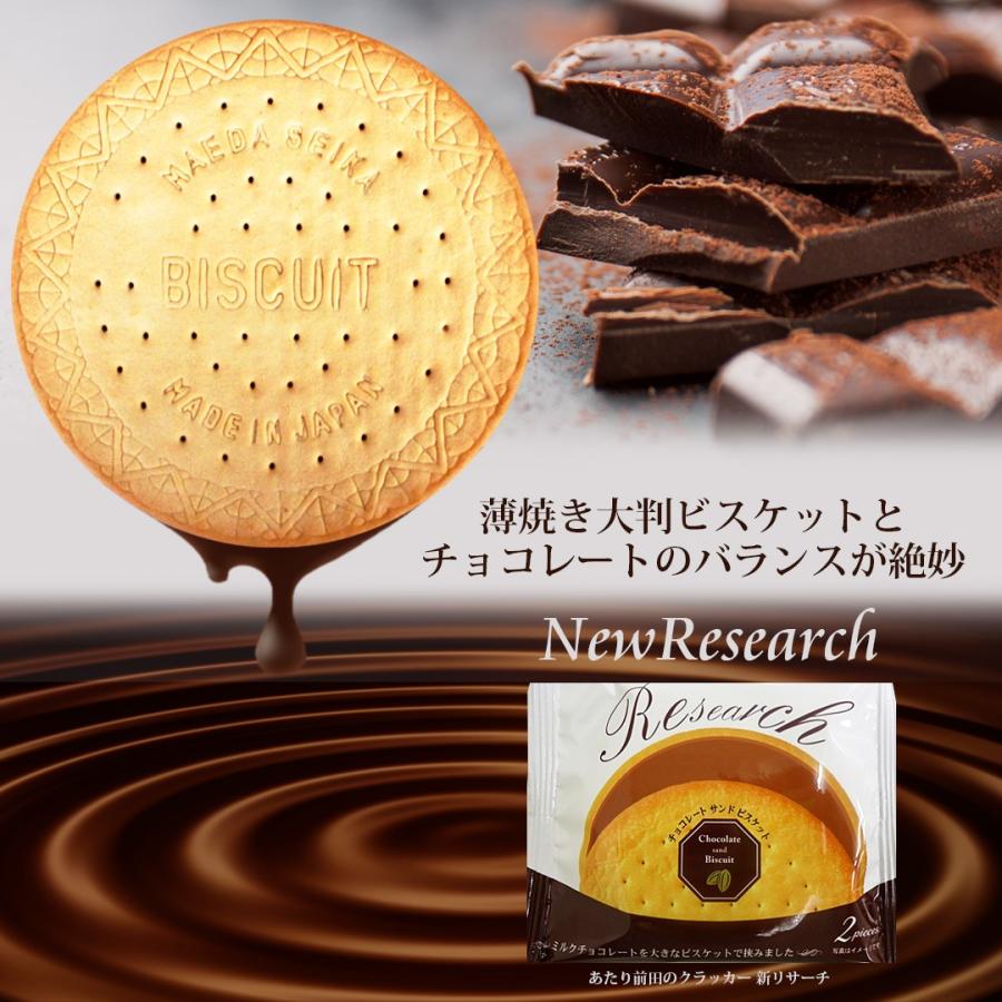 新リサーチ 2枚入り チョコ クリーム ビスケット おやつ お菓子