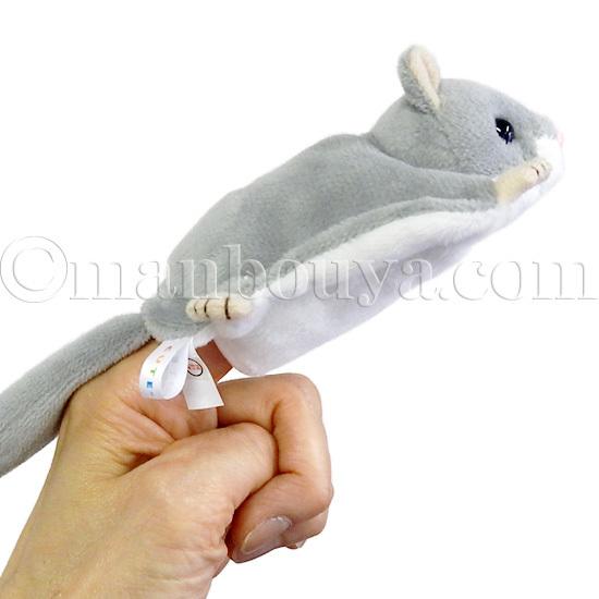 モモンガ ぬいぐるみ 動物 フィンガーパペット 指人形 キュート販売
