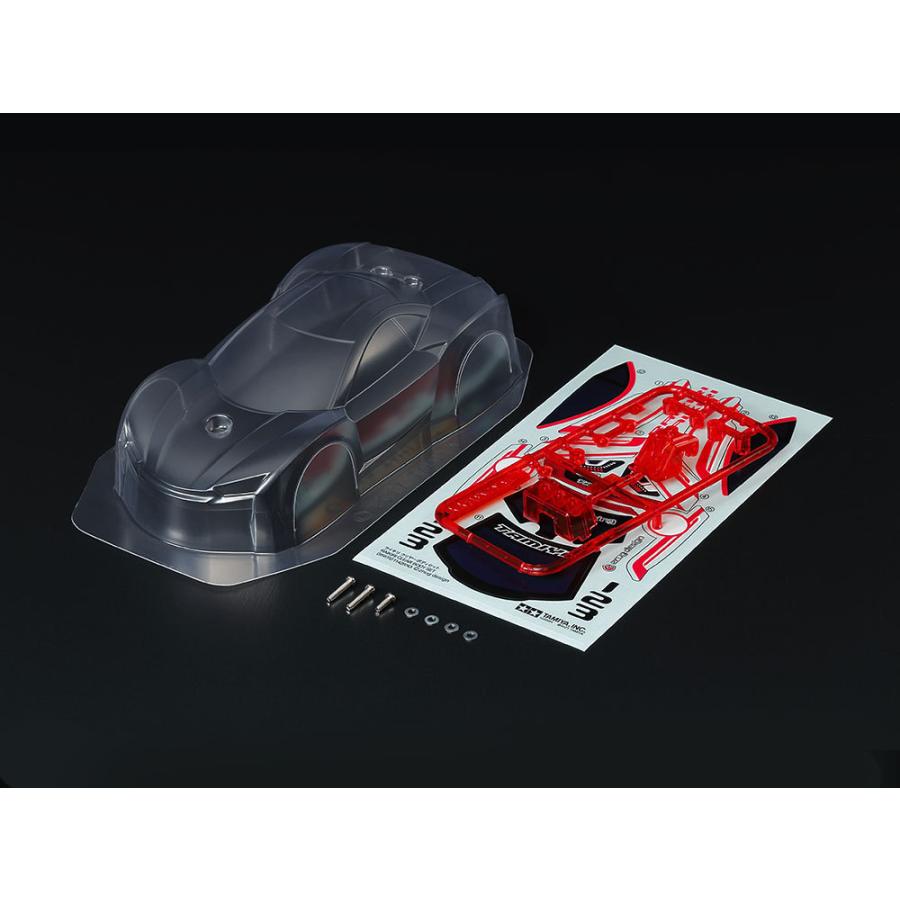 ミニ四駆 タミヤ 95615 ライキリ クリヤーボディセット : グるグる