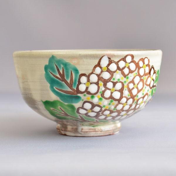 茶碗 茶道具 陣内窯 乾山 紫陽花茶碗 : 茶道具専門店 (有)菊池商店