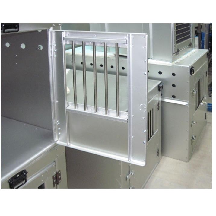 輸送用犬舎 （アルミ製） No.6 ［64×100×80cmH］ : サンセイヤフー店