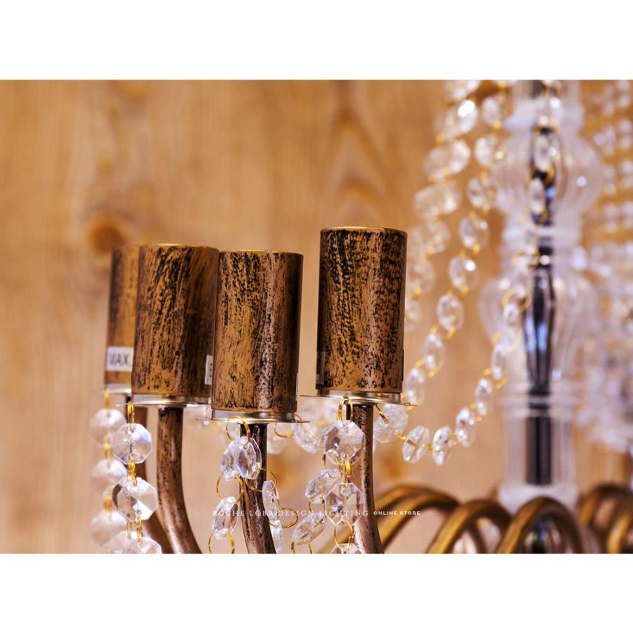 シャンデリア 9灯 豪華 アンティーク 吊下げ リビング ダイニング