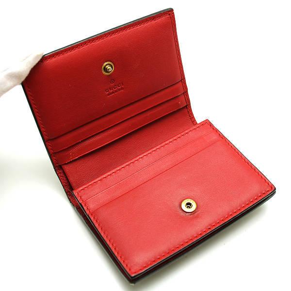 GUCCI（グッチ） チェリー 二つ折りコンパクト財布 476050・1177 GG
