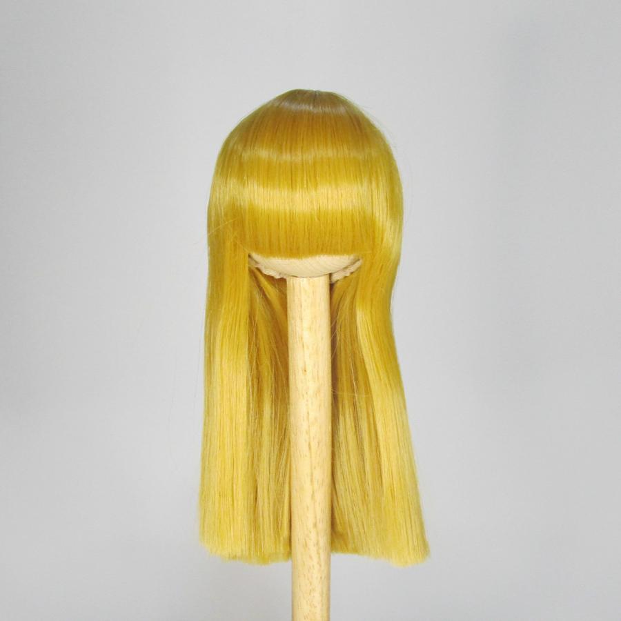 ドールウィッグ 8-9インチ セミロング イエローブラウン LW-29803