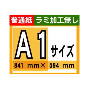 ポスター 印刷 A2サイズ 1枚 普通紙 ラミネート加工無し : 看板の