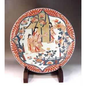 古伊万里様式金彩麒麟絵飾り大皿｜有田焼 陶芸作家 藤井錦彩作