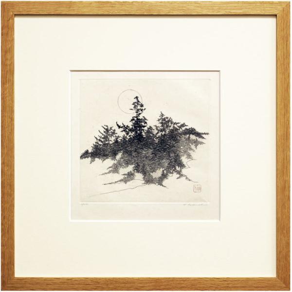 田渕俊夫 『気』私の心景より エッチング（銅版画） 絵画 日本画 日本