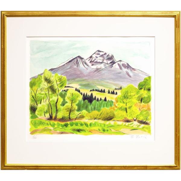 油彩画 「妙高山・春」鳥居敏文 gallery-uchida_p2-1161-s