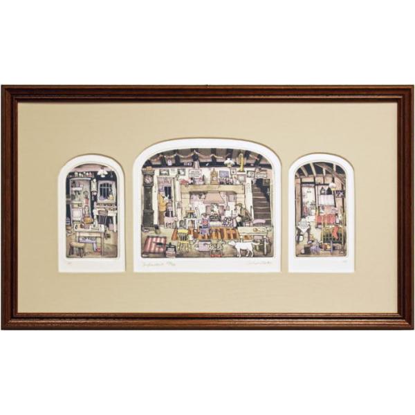 グラハム・クラーク 「 イングルヌーカー 」 銅版画 + 手彩色 版画