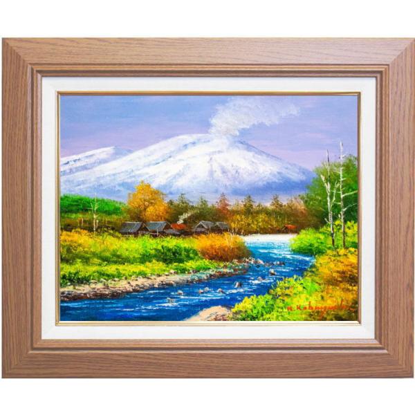 絵画 油彩肉筆画 真作 小林二郎『神戸の夏』F6 1962年作 絵画 油彩肉筆