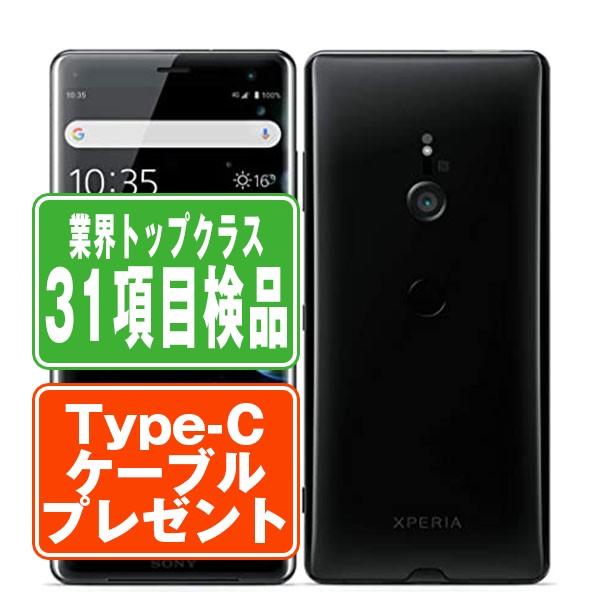 auソニーXPERIA SOV39 black SONY（ソニー） SOV39 XPERIA XZ3