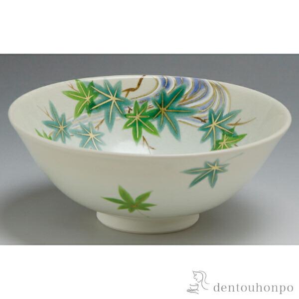 抹茶碗 流水青楓 ( 退職祝い 定年 茶道具 茶器 お稽古用 抹茶 清水焼