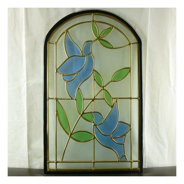 三重構造 大型 ステンドグラスパネル 高性能 住宅 玄関 リフォーム用