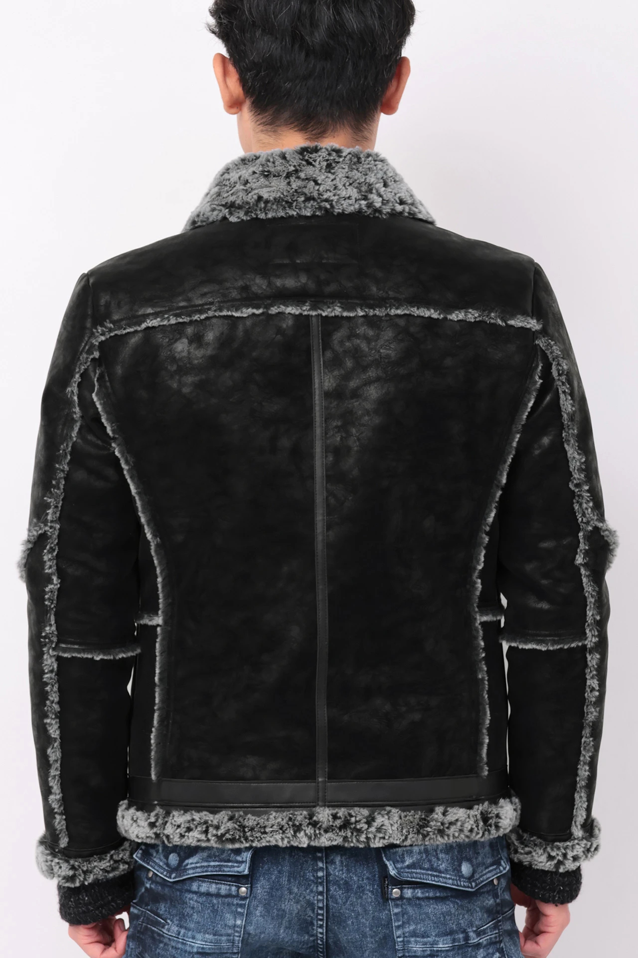 TORNADO MART∴マイクロファーボンディングブルゾン / TORNADO MART