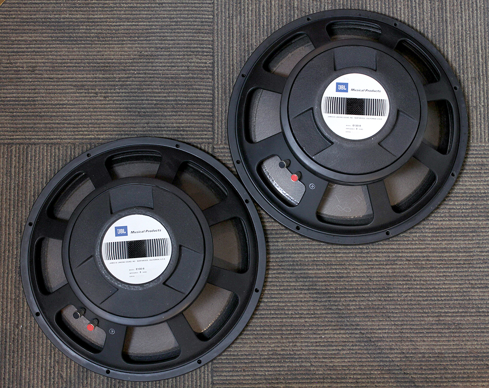 JBL E130-8 38cmコーン型フルレンジユニット ペア 8Ω - 中古オーディオ