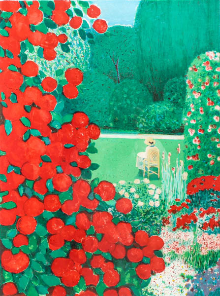 ジャン ピエール カシニョール 赤い夏 まなざし リトグラフ 直筆サイン