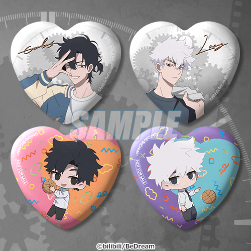 最安値⭐︎ 時光代理人 くじ引き堂 E賞 缶バッジ E-1 E-2 トキ ヒカル