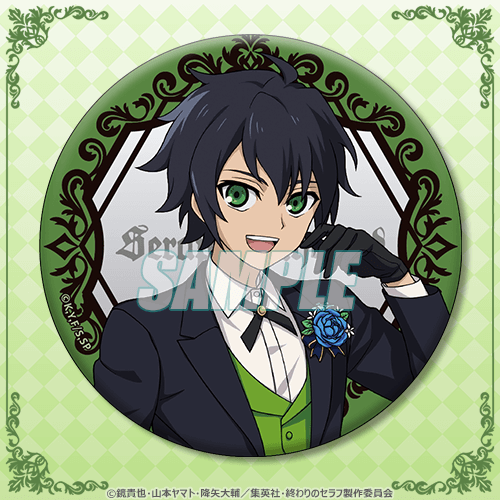 終わりのセラフ ミカエラ 優一郎 くじ 等身布ポスター バッジ セット