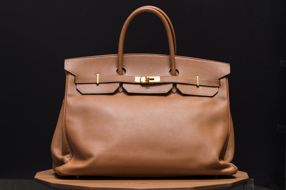 エルメス バーキン40 ナチュラル ブラウン「ミニマルワードローブ販売