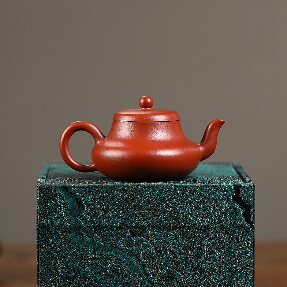 中国 紫砂 朱泥 貼松竹梅文 急須 茶壷 在銘 C R7568 【公式通販】