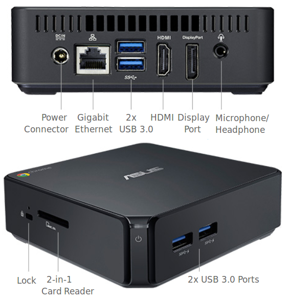 ミニPC ASUS CHROMEBOX4-G5052UN ChromeOS ASUS Chromebox 4｜Mini PCs
