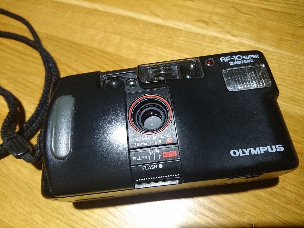 OLYMPUS AF-10 SUPER QUARTZ DATEピカソ ミニ 美品 Olympus AF-10 Mini