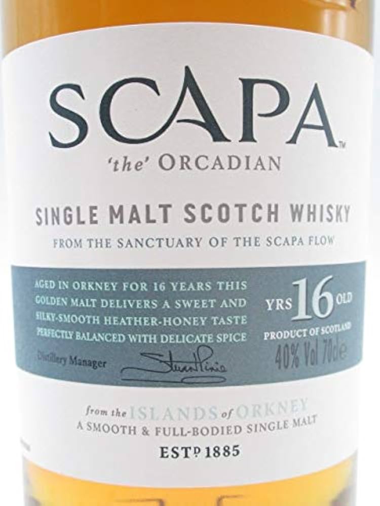 Amazon.co.jp: スキャパ 16年 40度 700ml [並行輸入品] : ビューティー
