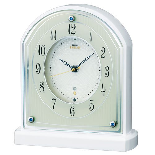 SEIKO セイコーエンブレム 電波置き時計 HW519M 動作確認済み SEIKO