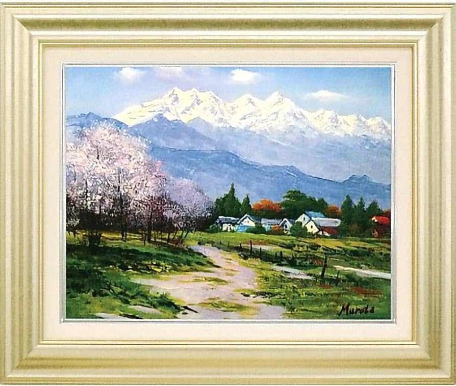 風景 水彩画 額装済み 原画 F6号 風景 水彩画 額装済み F6号 風景