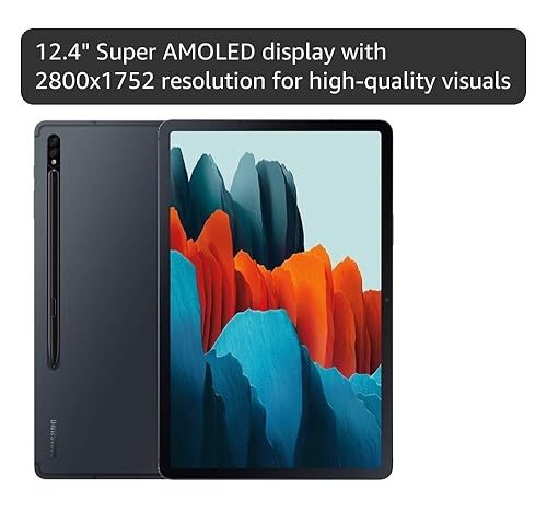 Amazon.com : SAMSUNG Galaxy Tab S7+ Wi-Fi, Mystic Black - 128GB