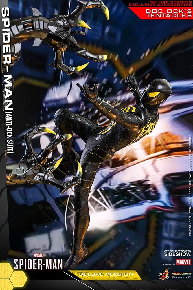 Amazon.com: Hot Toys Marvel Spider-Man Game Spider-Man (Anti-Ock