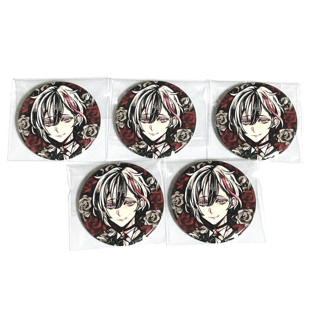 2024 あくねこ 悪魔執事と黒い猫 ベリアン バースデー 缶バッチ 誕生日