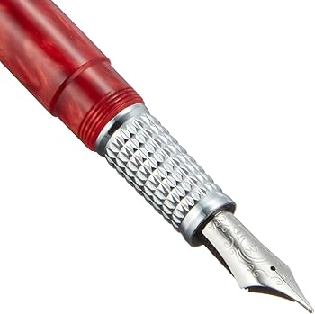 Amazon | アウロラ 万年筆 M 中字 アルファ H11-CRM ロッソ 両用式